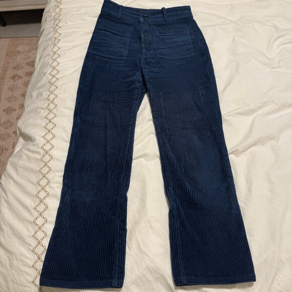 Apiece Apart Blue Corduroy Pants - Picture 2 of 3